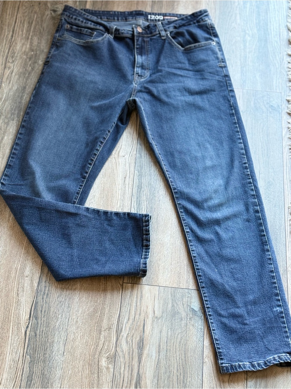 Izod Men's Navy Straight Jeans
